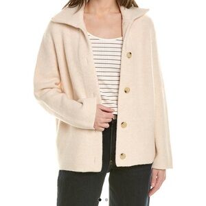 Vince wide spread collar cardigan size medium